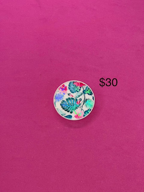 Pop Socket - White Floral