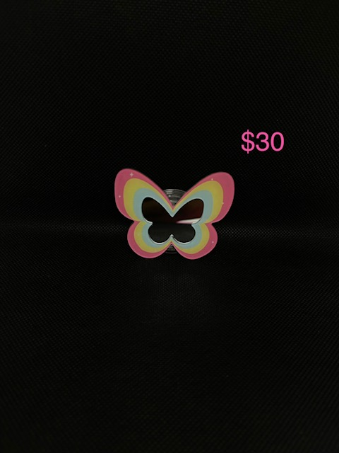 Pop Socket - Rainbow Butterfly