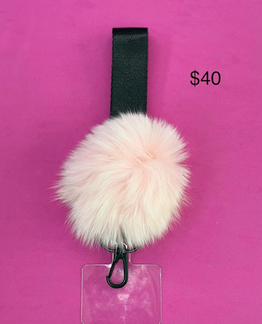 Pink Pom Pom Charm