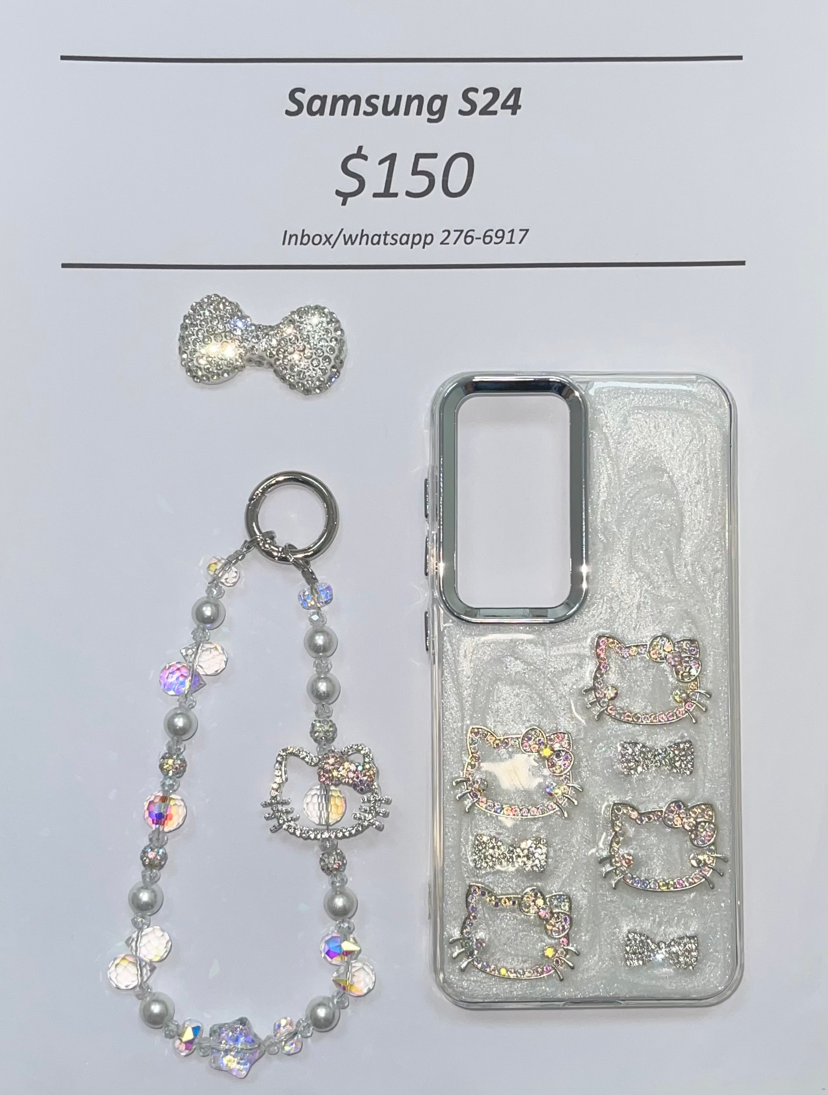 S24 Silver Gem Hello Kitty
