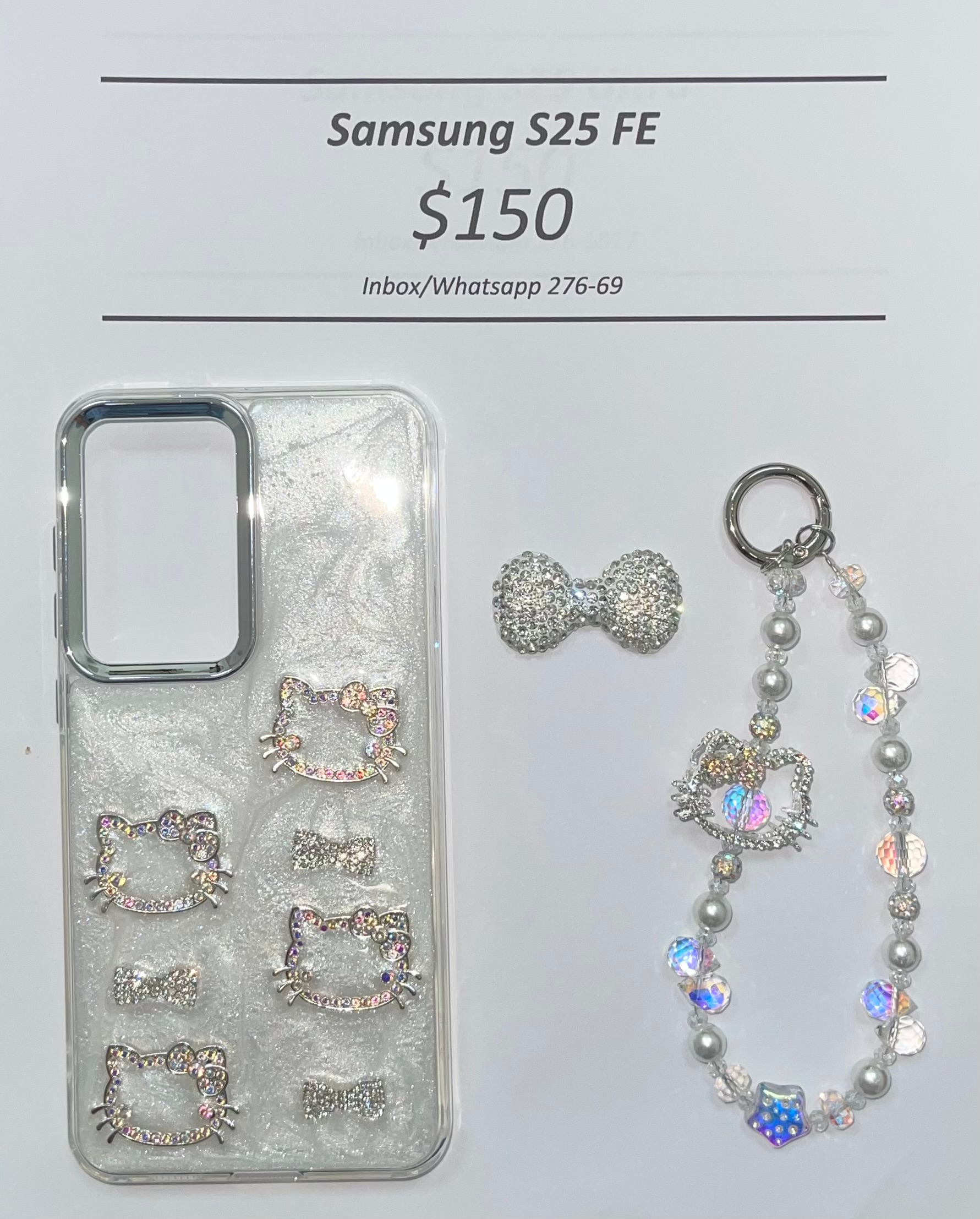 S25 FE Silver Hello Kitty