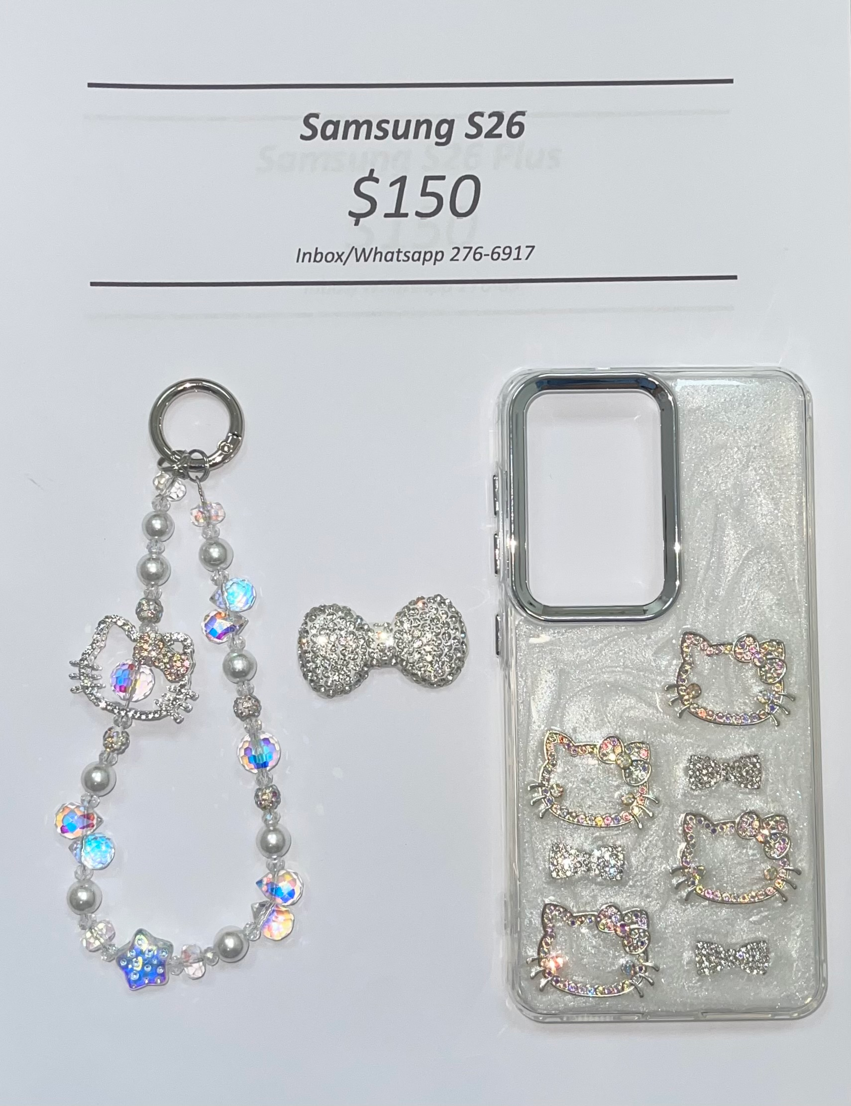 S26 Silver Gem Hello Kitty