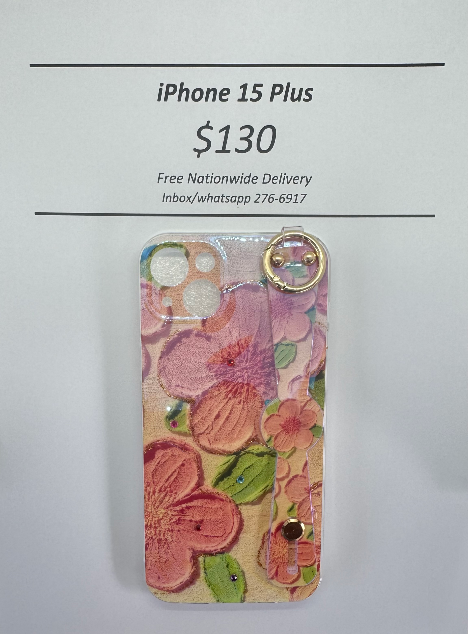 iPhone 15+ 3D Floral