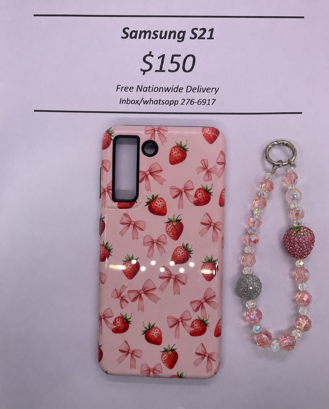S21 Hard Plastic Strawberry