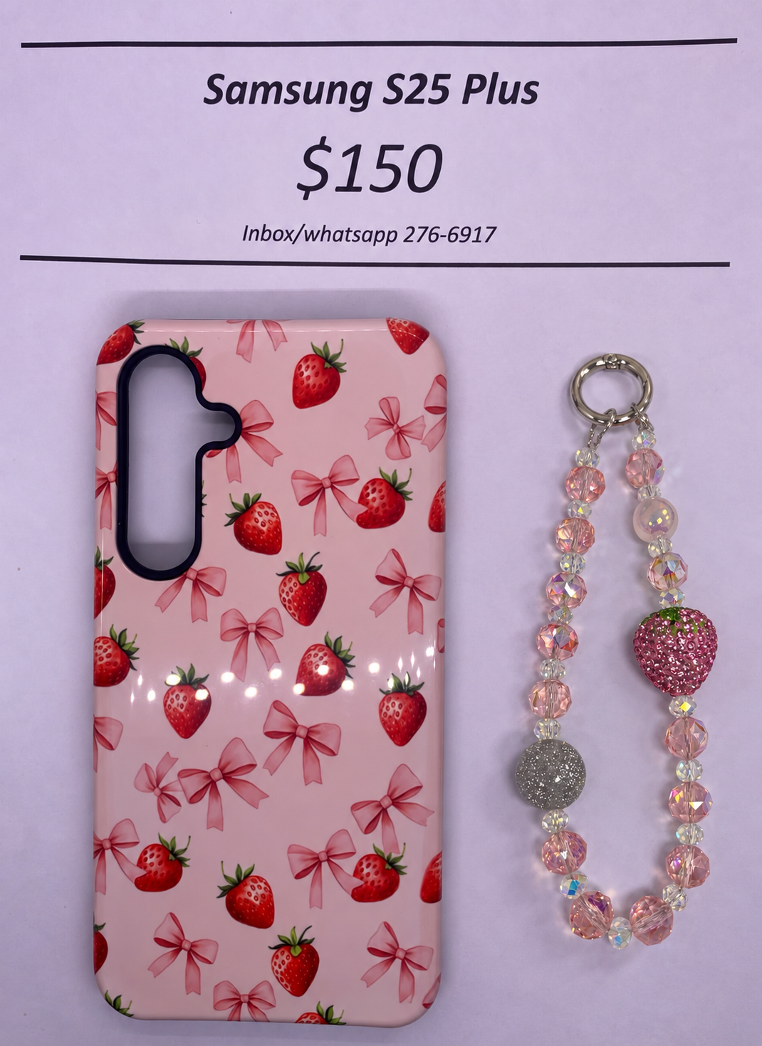S25+ Hard Plastic Strawberry
