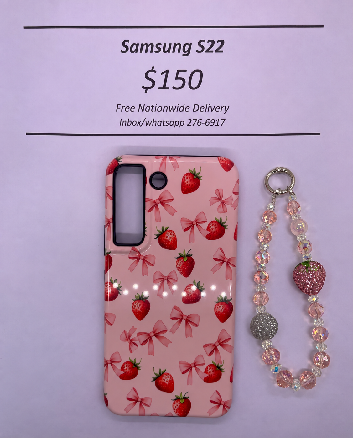 S22 Hard Plastic Strawberry