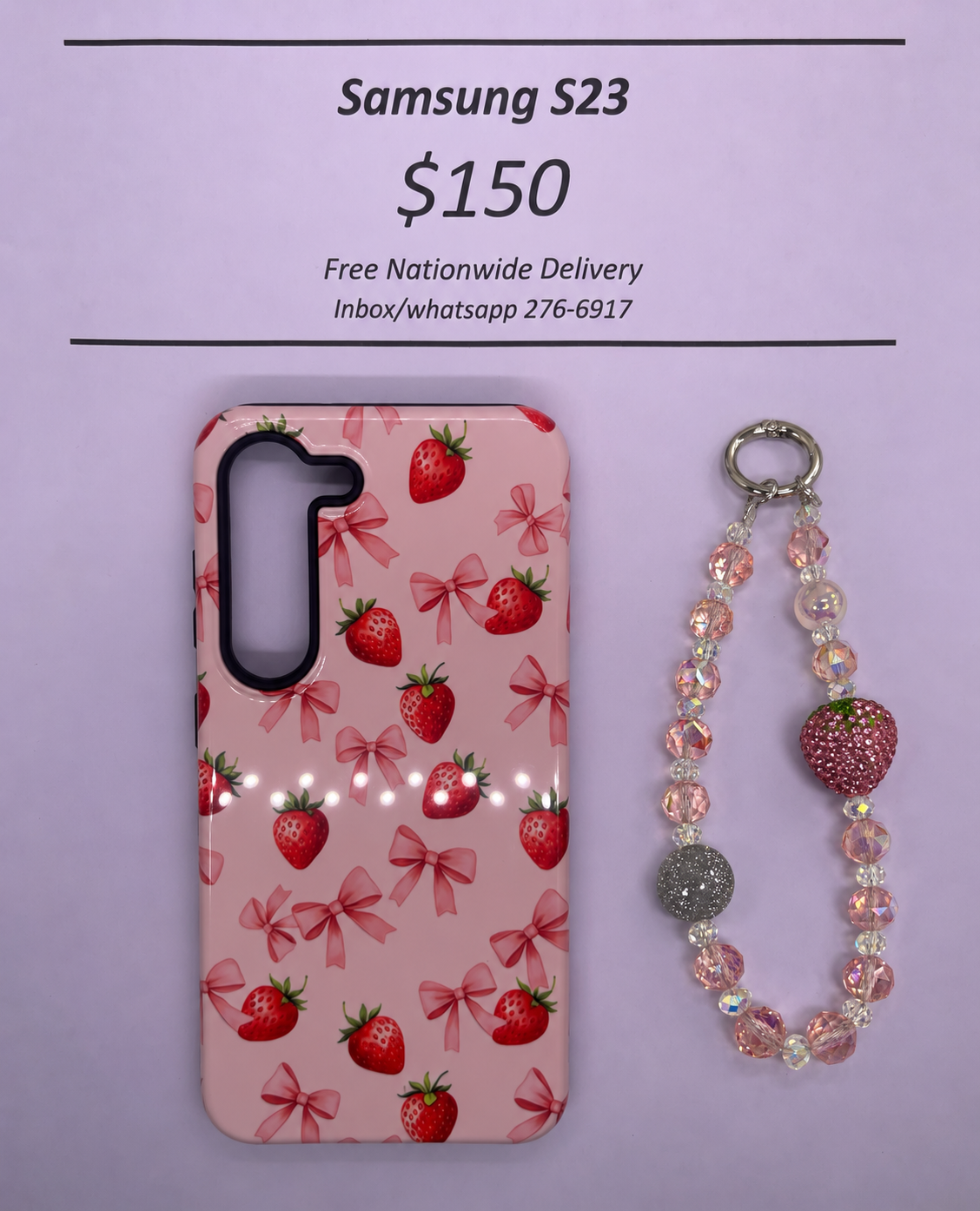 S23 Hard Plastic Strawberry